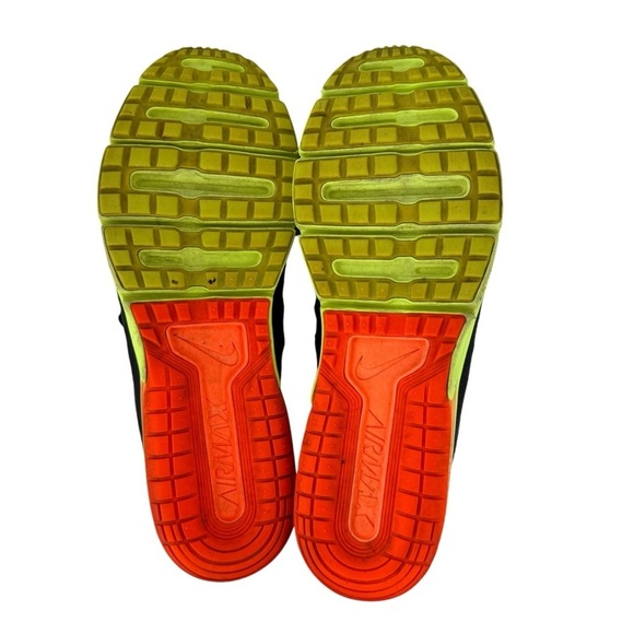 Nike Air Max Sequent 3 Running Sneakers Shoes Black Orange Volt Mens Size 12 - Picture 12 of 14